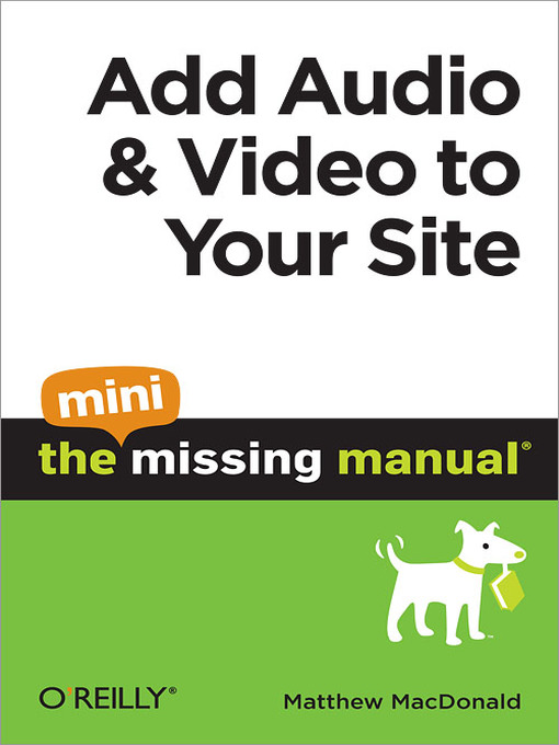 Title details for Add Audio and Video to Your Site by Matthew MacDonald - Available